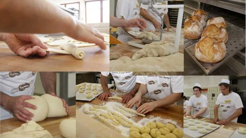 Blick in die Backstube der Bäckerei Kienzle