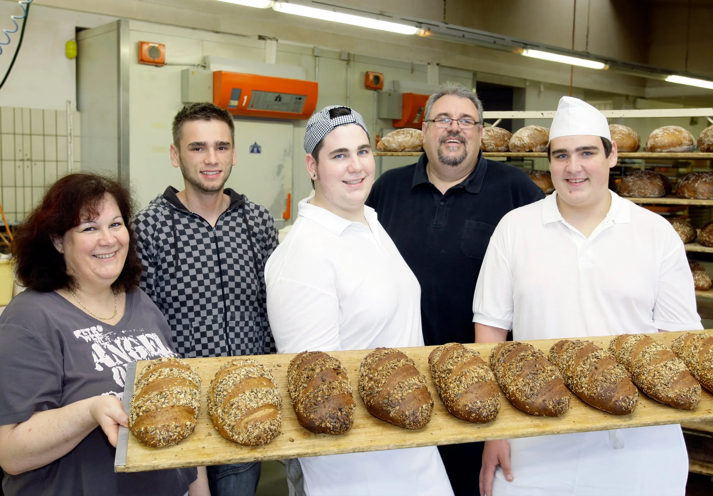 Die Familie Kienzle mit ihrem Team