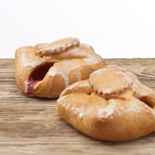 Himbeer-Puddingtasche